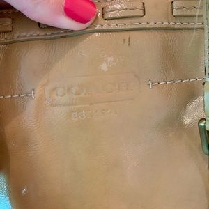 Coach patent leather purse